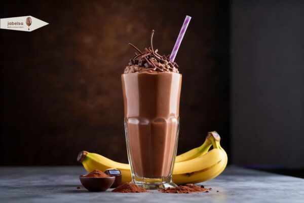 میلک شیک قهوه با بستنی و موز