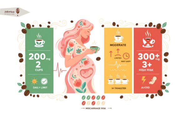 خطرات قهوه در بارداری