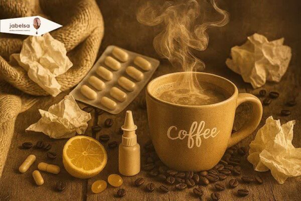 قهوه برای گلو درد و سرفه