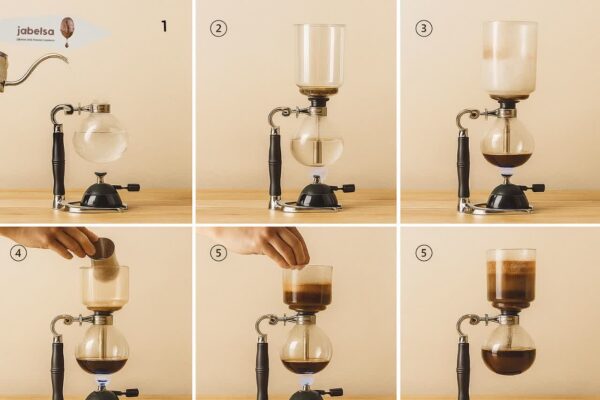 آموزش قهوه با سایفون