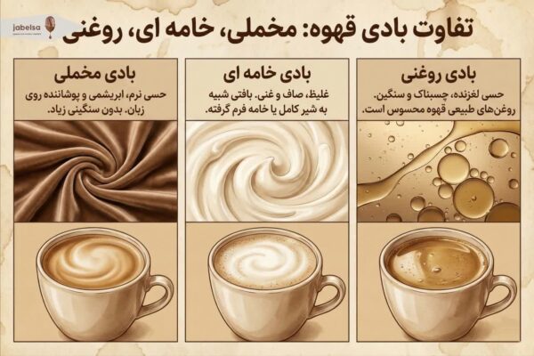 عوامل موثر بر بادی قهوه