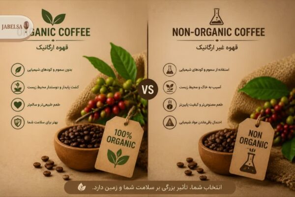 تفاوت قهوه ارگانیک و غیر ارگانیک