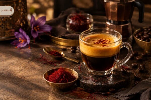 طرز تهیه قهوه اسپرسو زعفرانی