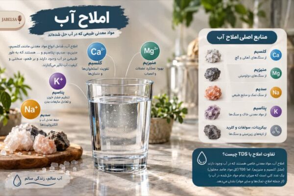 تاثیر املاح آب بر عصاره گیری قهوه